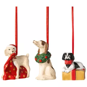 Nostalgic Ornaments kutyák karácsonyfadísz 3 darabos