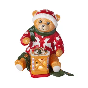 Christmas Toys Memory Teddy mécsestartóval