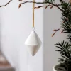 Winter Glow Ornament dupla kúp 5 cm karácsonyfadísz