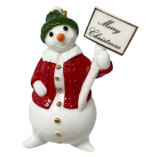 Christmas Classics hóember karácsonyfadísz 10cm