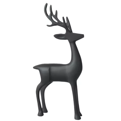Christmas Chic Szarvas Fekete 44 cm
