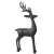 Christmas Chic Szarvas Fekete 44 cm