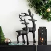 Christmas Chic Szarvas Fekete 44 cm
