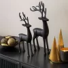 Christmas Chic Szarvas Fekete 44 cm