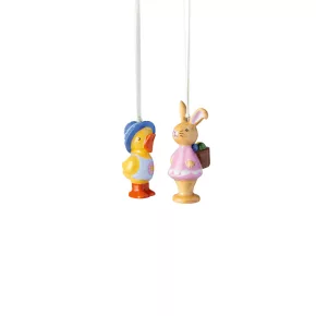 Easter Delight Decoration Nyúl lány és kacsa