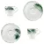 Livia 2 db csésze + 2 db csészealj készlet porcelán 0,2l