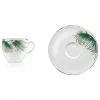 Livia 2 db csésze + 2 db csészealj készlet porcelán 0,2l
