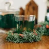 Set Christmas Classic viharlámpa üveg  10.5 cm