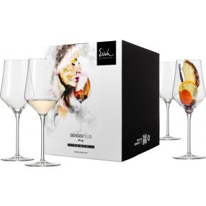   Eisch SKY SENSISPLUS 4 db fehérboros pohár díszdobozban 3,8dl 237 mm