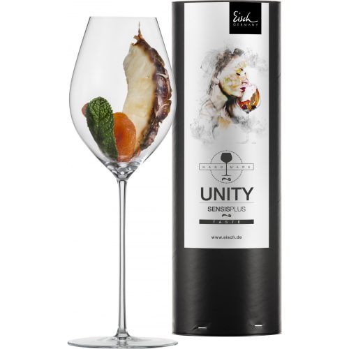 Eisch Unity Sensis plus pezsgős pohár díszhengerben 25 cm 4 dl