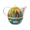 James Rizzi - My New York City Sunset teáskanna melegentartóval csontporcelán  1,2 l