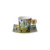James Rizzi Desert Life csésze + alj csontporcelán 0,1l