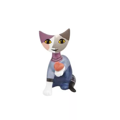 Rosina Wachtmeister - Cat Amanda figura porcelán  8 cm