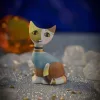 Rosina Wachtmeister - Cat "Carolina" figura porcelán  8 cm