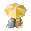 R. Wachtmeister Cats Amici sotto l'ombrello figura porcelán  12 cm