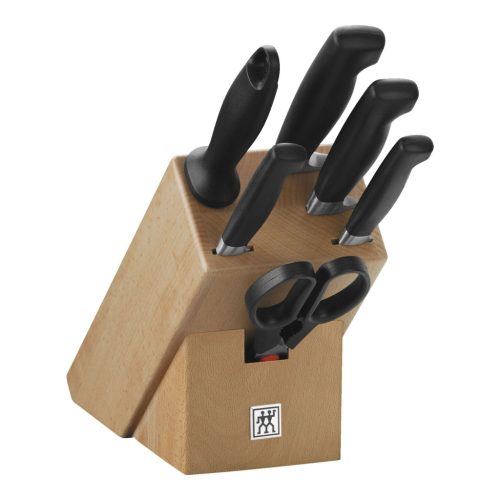 ZWILLING FOUR STAR | késblokk szett 7 darabos | bükk | natúr
