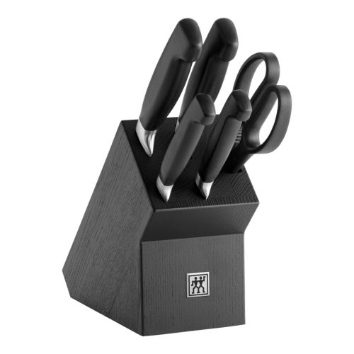 ZWILLING FOUR STAR | késblokk szett 6 darabos | bükk | fekete