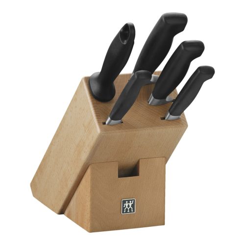 ZWILLING FOUR STAR | késblokk szett 6 darabos | bükk | natúr