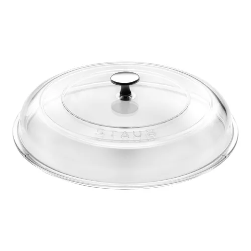 Staub  | fedő íves 28 cm | kerek | üveg | átlátszó