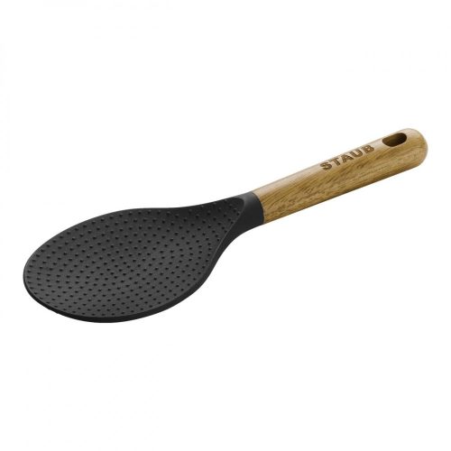 Staub rizs tálaló kanál | szilikonos | fekete
