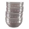 Staub kerámia | tál szett 12 cm |4 darabos | antikszürke | kerámia