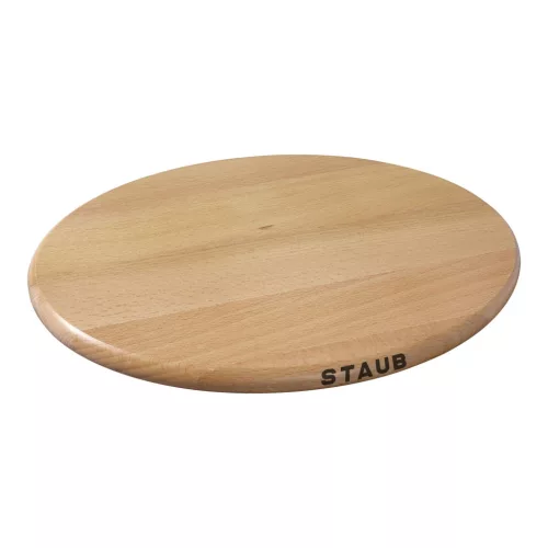 Staub Specialities | edényalátét mágneses 29 cm | barna | bükk