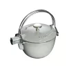 Staub Specialities | teáskanna 16 cm | kerek | grafitszürke