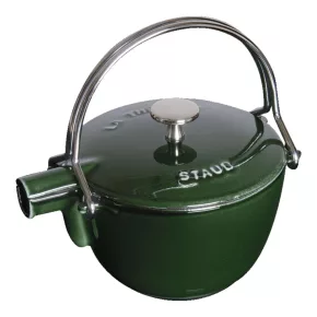   Staub Specialities | teáskanna 16 cm | kerek | bazsalikomzöld