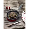 Staub Grillserpenyők | grillserpenyő kiöntőcsőrrel 28 cm | kerek | öntöttvas | fekete