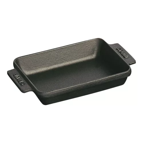 Staub Specialities | sütőtál 15 x 11 cm | öntöttvas | fekete