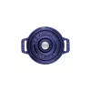 Staub La Cocotte | Mini Cocotte öntöttvas főzőedény 10 cm | sötétkék | kerek | öntöttvas