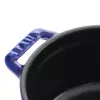 Staub La Cocotte | Mini Cocotte öntöttvas főzőedény 10 cm | sötétkék | kerek | öntöttvas