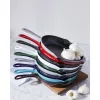 Staub öntöttvas palacsintasütő fa nyéllel - fekete - kerek - 28 cm