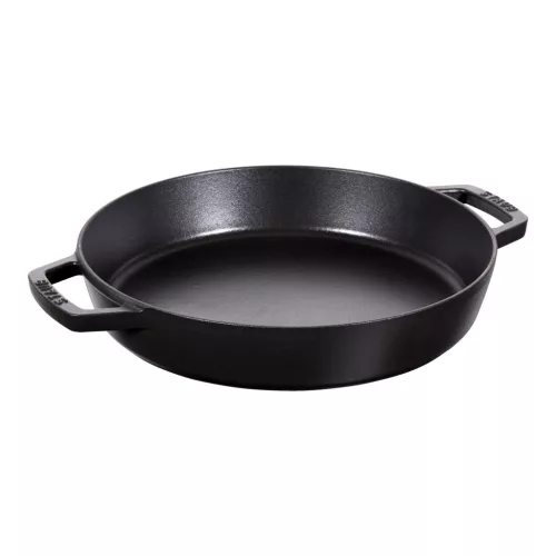Staub Pans | Paella pan 34 cm | öntöttvas | fekete | kerek