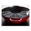 Staub Specialties | Wok üvegfedővel 30 cm | kerek | öntöttvas | cherry