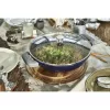 Staub Specialties | Wok üvegfedővel 30 cm | kerek | öntöttvas | sötétkék