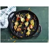 Staub Grillserpenyők | grillserpenyő 23 cm | kerek | öntöttvas | fekete