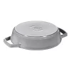 Staub Pans | serpenyő két fogantyúval 20 cm | öntöttvas | grafitszürke | kerek
