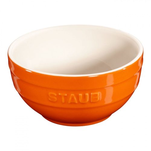 Staub kerámia tálka | 12cm | Orange | kerek  | 0,4 l