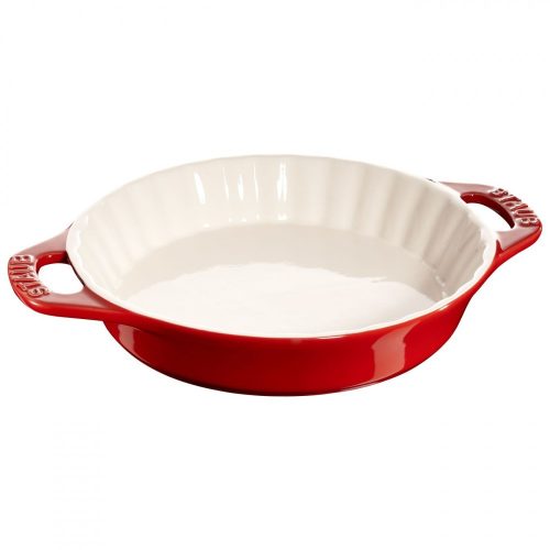 Staub pitesütő edény | kerámia | piros | kerek | 24 cm