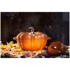 Staub kerámia Cocotte - 12cm - 0.50l - fahéjszínű - pumpkin