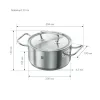 ZWILLING TWIN Classic | főzőedény 20 cm | kerek | 18/10 rozsdamentes acél