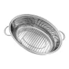 ZWILLING Plus | grillserpenyő 41 cm | ovális | 18/10 rozsdamentes acél
