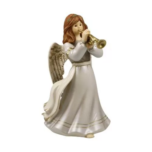 Devout Trumpet Player angyal kerámia  20 cm