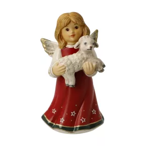 Goebel Heavenly guardian angel piros 8,5 cm,
