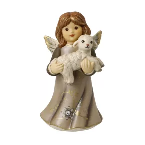 Goebel Heavenly guardian angel szürke 8,5 cm,
