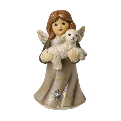 Goebel Heavenly guardian angel szürke 8,5 cm,