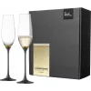 Eisch CHAMPAGNE EXCLUSIV 2 db pezsgőspohár arany-fekete díszdobozban 2,1dl 265 mm