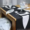 Sander Loft asztalterítő 150 x 250 cm fekete