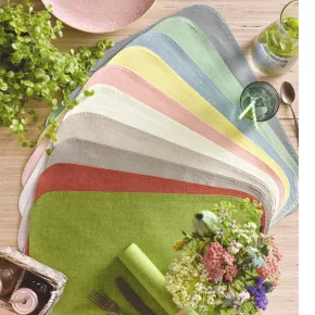 Sander Bistro Allegro asztalterítő 150x250 cm ezüst